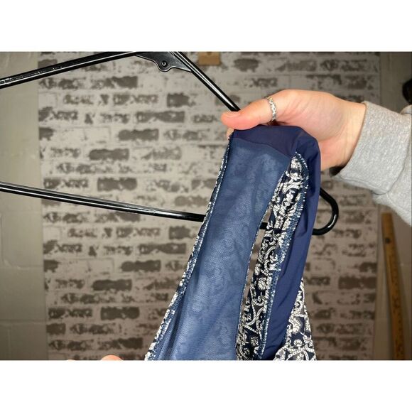 Nip tuck swim | navy blue patterns one piece swim suit - Picture 9 of 13